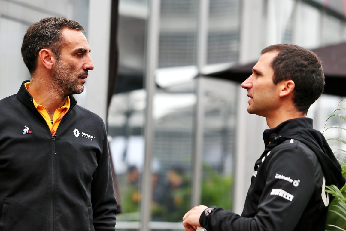 Cyril Abiteboul and Remi Taffin, Renault, F1